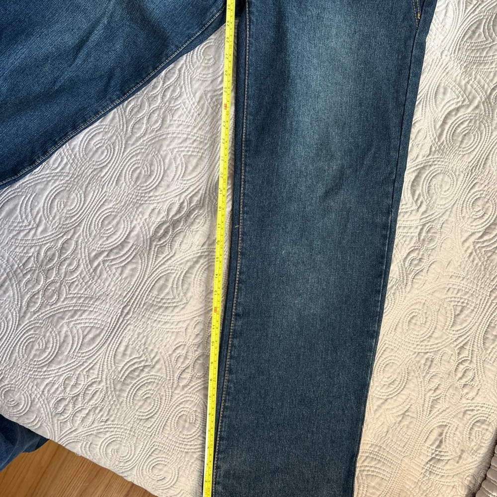 Denim Co. Men's Straight Leg Jeans in Deep Blue - Picture 6 of 7